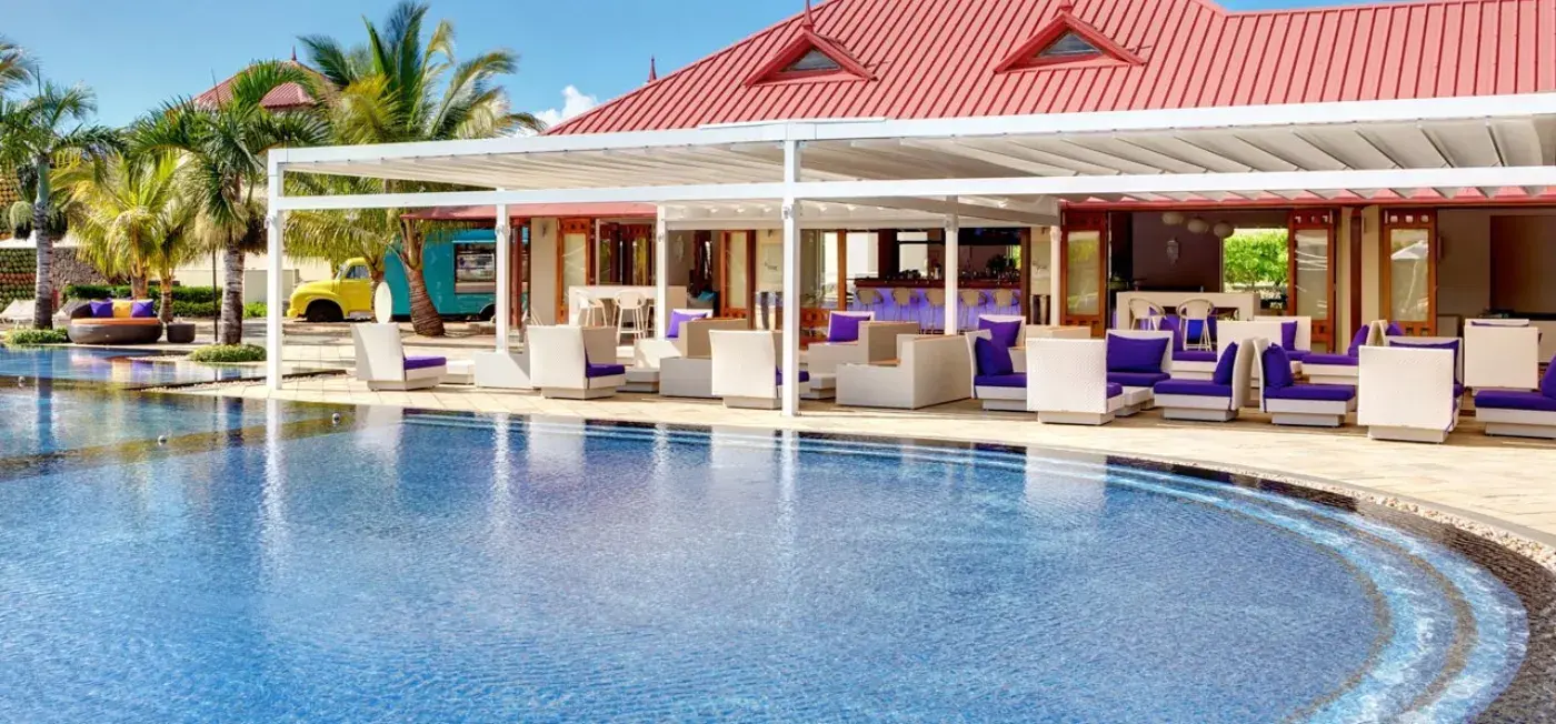 Pool and Outdoor Seating area view of Tamassa Bel Ombre Mauritius, Mauritius